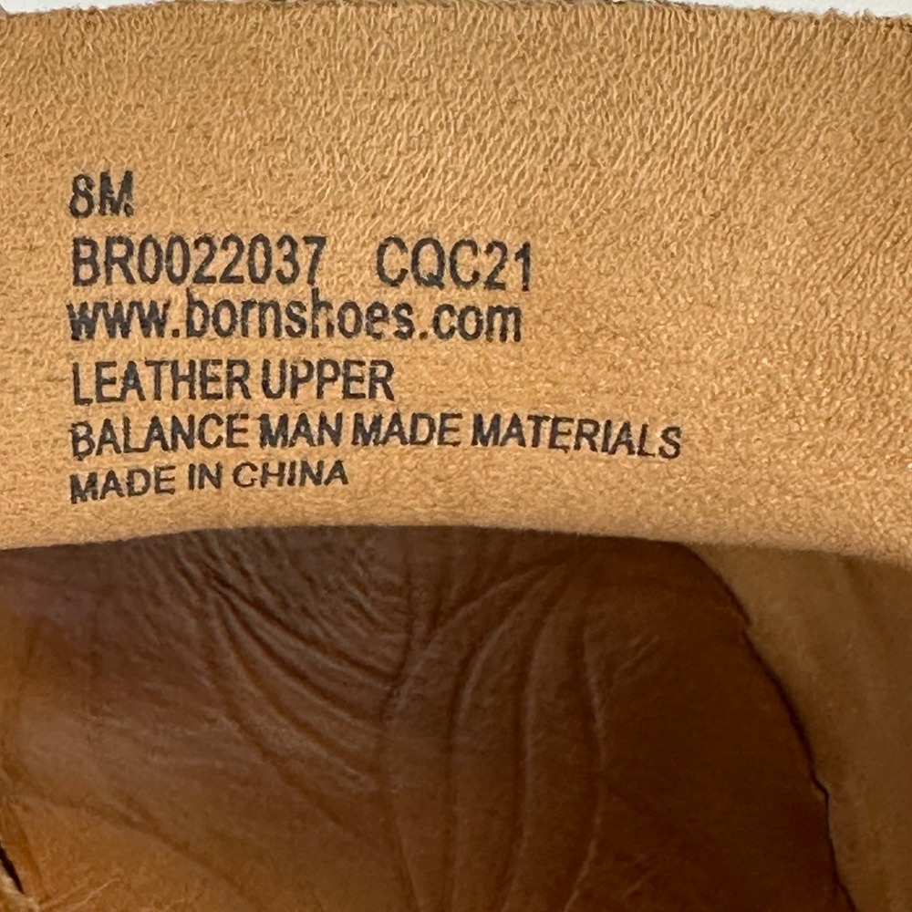 Born Women's Suede Leather Slide Sandals Size 8M Tan Brown BR0022037 NWOBox - Picture 12 of 15